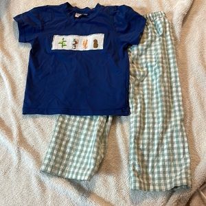 Crops of the South Smock Pant Set